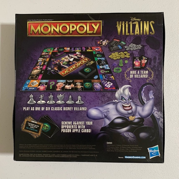 Monopoly®: Disney Villains Edition Board Game-New - Picture 6 of 8